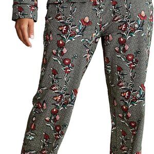 Vera Bradley Women's Perennials Noir Dot Knit Cotton & Spandex Pajama Pants